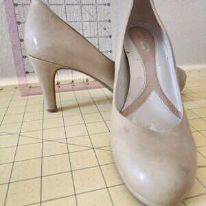 Naturalizer 8.5 N Beige Patent Pump